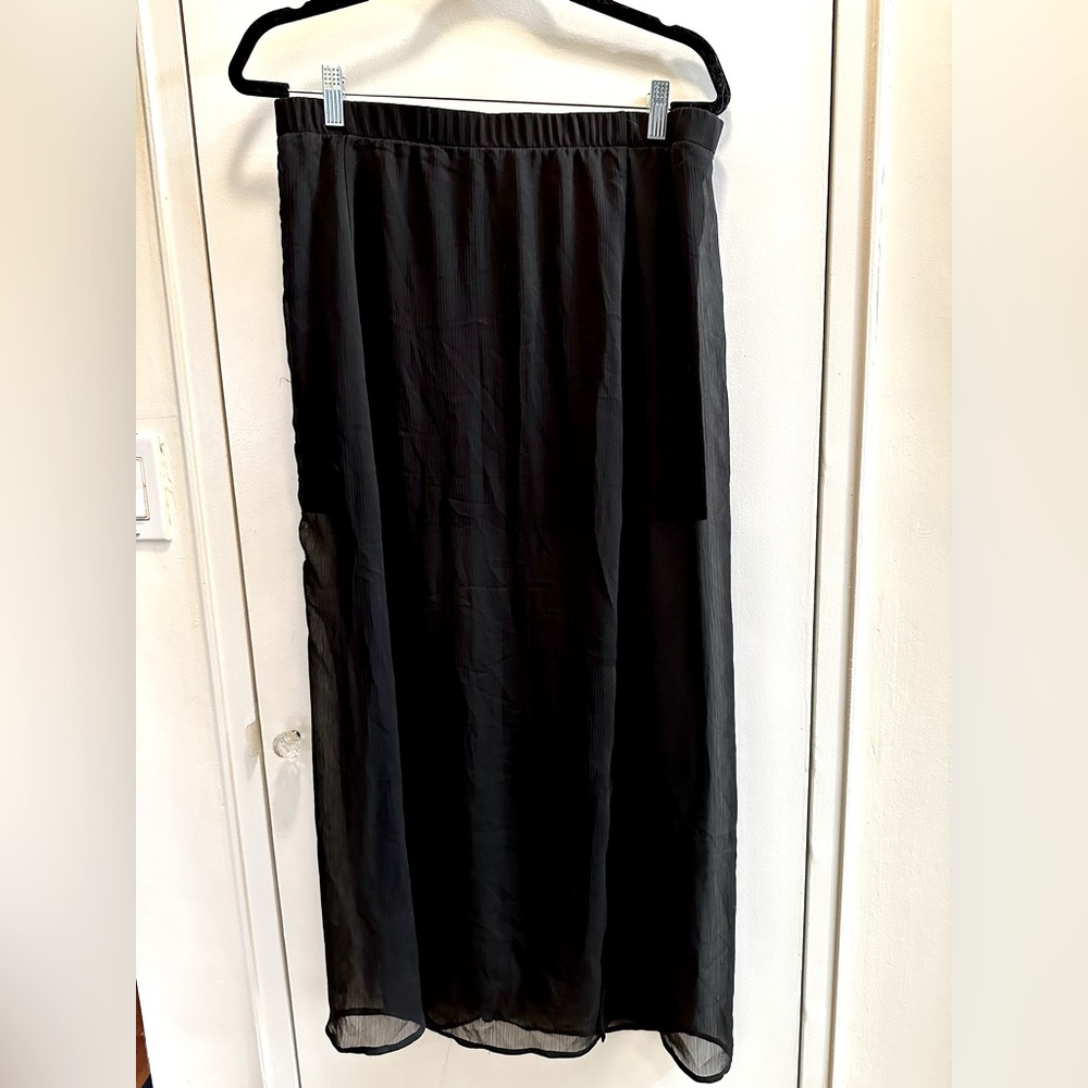 Express midi sheer skirt